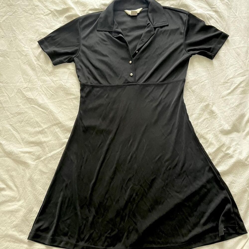 Y2k Vintage Express Black Dress